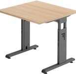 HAMMERBACHER höhenverstellbarer Schreibtisch VOS08/E/G eiche