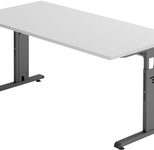 HAMMERBACHER höhenverstellbarer Schreibtisch VOS16/5/G lichtgrau