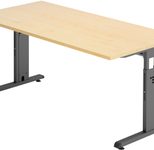 HAMMERBACHER höhenverstellbarer Schreibtisch VOS16/3/G ahorn