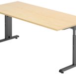 HAMMERBACHER höhenverstellbarer Schreibtisch VOS19/3/G ahorn