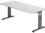 HAMMERBACHER höhenverstellbarer Schreibtisch VOS19/5/G lichtgrau