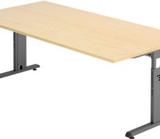 HAMMERBACHER höhenverstellbarer Schreibtisch VOS2E/3/G ahorn