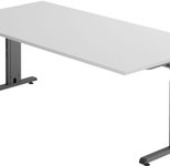 HAMMERBACHER höhenverstellbarer Schreibtisch VOS2E/5/G lichtgrau