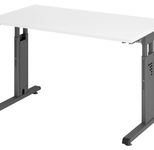 HAMMERBACHER Schreibtisch VOS612/W/G weiß