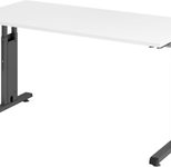 HAMMERBACHER Schreibtisch VOS614/W/G weiß