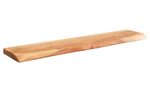 WOHNLING WL5.973 Wandregal mit Baumkante Akazie 80 cm x 25 cm x 4 cm