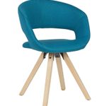 WOHNLING Esszimmerstuhl Stoff  WL6.025 petrol