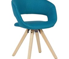 WOHNLING Esszimmerstuhl Stoff  WL6.025 petrol