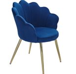 WOHNLING Esszimmerstuhl Tulpe WL6.285 blau