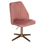 WOHNLING Stuhl WL6.303 Samt rosa