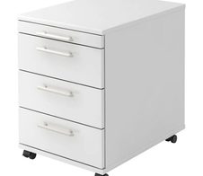 HAMMERBACHER Rollcontainer V1606/W/W/RE weiß