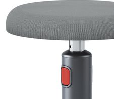 LEITZ Hocker Ergo Cosy 65180089 grau, 1 St.