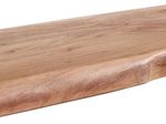 WOHNLING WL6.512 Wandregal mit Baumkante Akazie 40 cm x 26 cm x 4 cm