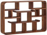 WOHNLING WL6.529 Wandregal Sheesham 80 cm x 12 cm x 55 cm