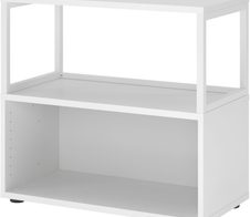 HAMMERBACHER FW Regal 2OH, 1OH offen weiß