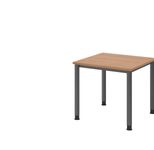 HAMMERBACHER höhenverstellbarer Schreibtisch VHS08/N/G nussbaum