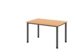 HAMMERBACHER höhenverstellbarer Schreibtisch VHS12/6/G buche