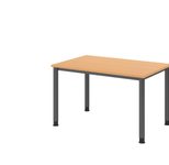 HAMMERBACHER höhenverstellbarer Schreibtisch VHS12/6/G buche