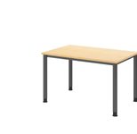 HAMMERBACHER höhenverstellbarer Schreibtisch VHS12/3/G ahorn