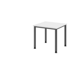 HAMMERBACHER höhenverstellbarer Schreibtisch VHS08/W/G weiß