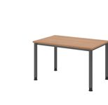 HAMMERBACHER höhenverstellbarer Schreibtisch VHS12/N/G nussbaum