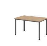 HAMMERBACHER höhenverstellbarer Schreibtisch VHS12/E/G eiche