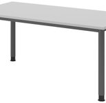 HAMMERBACHER höhenverstellbarer Schreibtisch VHS16/5/G lichtgrau