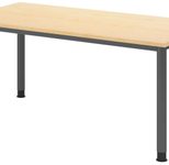 HAMMERBACHER höhenverstellbarer Schreibtisch VHS16/3/G ahorn