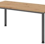 HAMMERBACHER höhenverstellbarer Schreibtisch VHS16/R/G asteiche