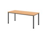 HAMMERBACHER höhenverstellbarer Schreibtisch VHS19/6/G buche