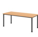HAMMERBACHER höhenverstellbarer Schreibtisch VHS19/6/G buche