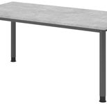 HAMMERBACHER höhenverstellbarer Schreibtisch VHS16/M/G beton