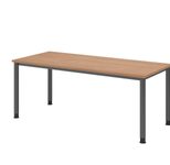 HAMMERBACHER höhenverstellbarer Schreibtisch VHS19/N/G nussbaum