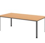 HAMMERBACHER höhenverstellbarer Schreibtisch VHS2E/6/G buche