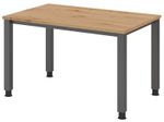 HAMMERBACHER höhenverstellbarer Schreibtisch VQS12/R/G asteiche