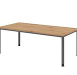 HAMMERBACHER höhenverstellbarer Schreibtisch VHS2E/R/G asteiche