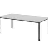 HAMMERBACHER höhenverstellbarer Schreibtisch VHS2E/5/G lichtgrau