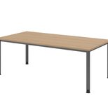 HAMMERBACHER höhenverstellbarer Schreibtisch VHS2E/E/G eiche