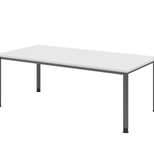 HAMMERBACHER höhenverstellbarer Schreibtisch VHS2E/W/G weiß