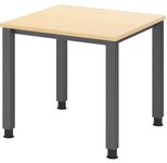 HAMMERBACHER höhenverstellbarer Schreibtisch VQS08/3/G ahorn