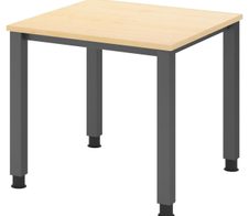 HAMMERBACHER höhenverstellbarer Schreibtisch VQS08/3/G ahorn