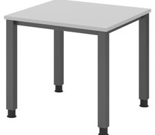 HAMMERBACHER höhenverstellbarer Schreibtisch VQS08/5/G lichtgrau
