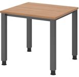 HAMMERBACHER höhenverstellbarer Schreibtisch VQS08/N/G nussbaum