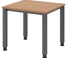 HAMMERBACHER höhenverstellbarer Schreibtisch VQS08/N/G nussbaum