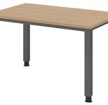 HAMMERBACHER höhenverstellbarer Schreibtisch VQS12/E/G eiche