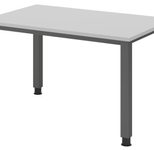 HAMMERBACHER höhenverstellbarer Schreibtisch VQS12/5/G lichtgrau