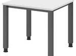 HAMMERBACHER höhenverstellbarer Schreibtisch VQS08/W/G weiß