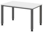 HAMMERBACHER höhenverstellbarer Schreibtisch VQS12/W/G weiß