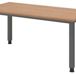 HAMMERBACHER höhenverstellbarer Schreibtisch VQS16/N/G nussbaum