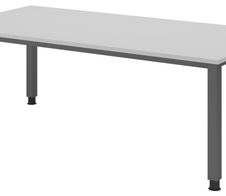 HAMMERBACHER höhenverstellbarer Schreibtisch VQS2E/5/G lichtgrau